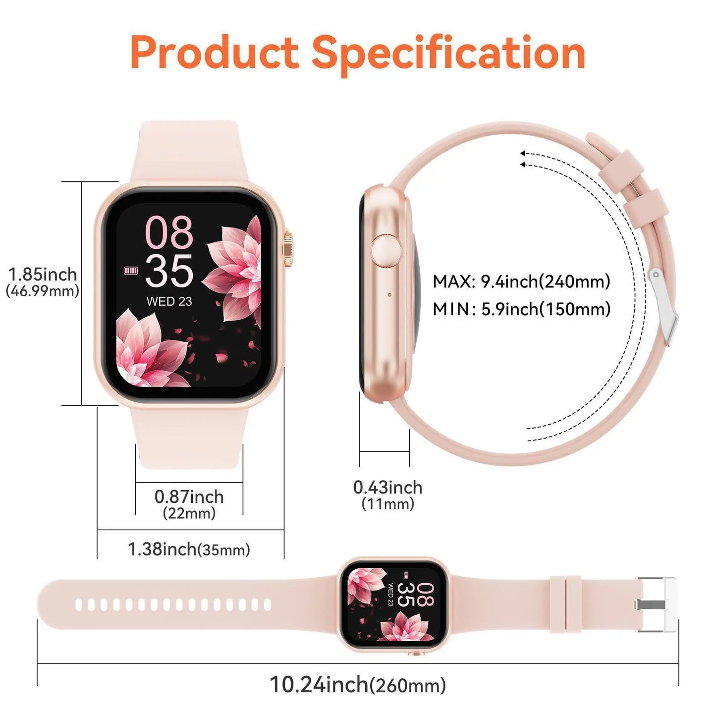 Zalvora Multifunctional Smartwatch